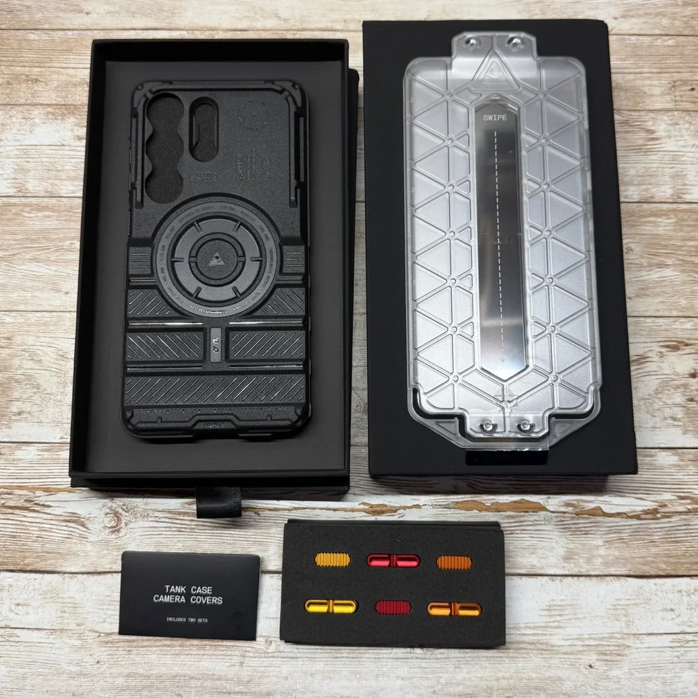 dbrand Tank Bundle Galaxy S26 Ultra Case Tactical Glass Napalm Buttons